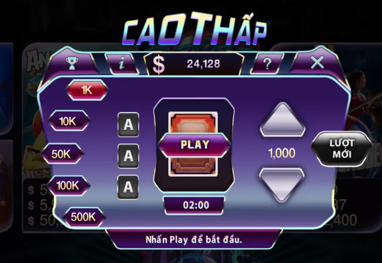 Minigame Cao Thấp Tại 789Club Thử Thách Dự Đoán Nhận Thưởng Cực Nhanh