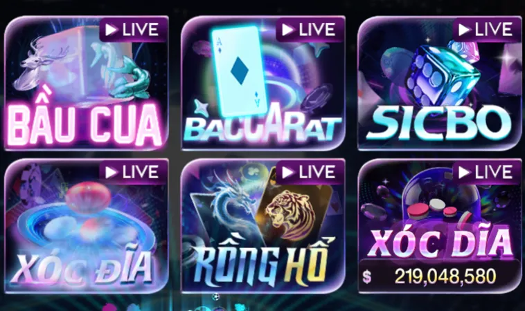 LiveStream Casino 789Club Trải Nghiệm Sòng Bài Trực Tuyến Đẳng Cấp Như Tại Las Vegas