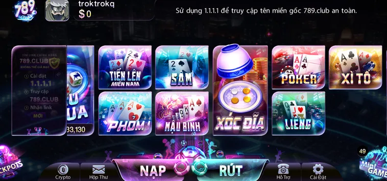 Game Bài 789Club Trải Nghiệm Đẳng Cấp Với Tỷ Lệ Thắng Lên Đến 92%