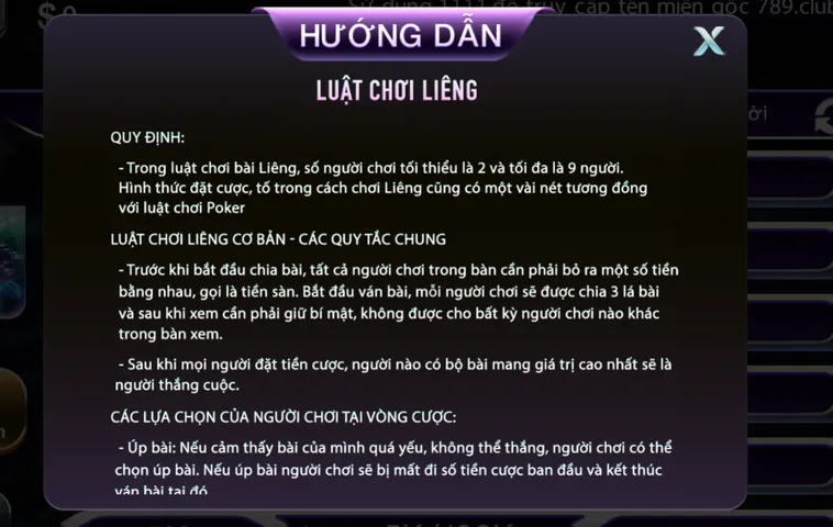 Liêng Tại 789Club Bí Quyết Chơi Bài Luôn Thắng Và Nhận Thưởng Cực Lớn