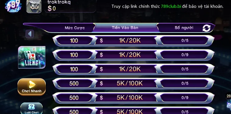 Liêng Tại 789Club Bí Quyết Chơi Bài Luôn Thắng Và Nhận Thưởng Cực Lớn