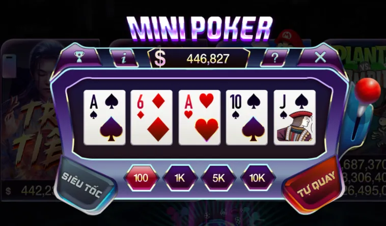 Mini Poker Tại 789Club Quay Nhanh Thắng Lớn Với Tỷ Lệ Nổ Hũ Cực Cao
