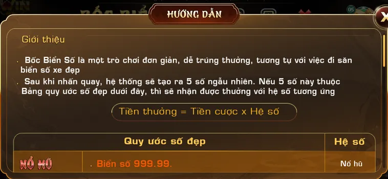 Minigame Bốc Biển Tại 789Club Trải Nghiệm Cảm Giác Săn Biển Số Xe Đẹp Nhận Thưởng Lớn