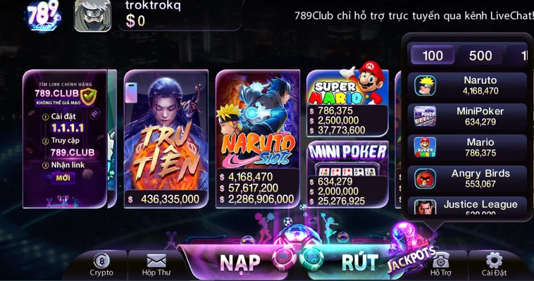 Nổ Hũ 789Club Cơ Hội Trúng Jackpot Hàng Tỷ Đồng Mỗi Ngày Cho Game Thủ