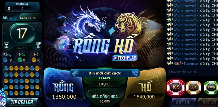 Hướng Dẫn Chơi Rồng Hổ Casino Tại 789Club Đánh Nhanh Thắng Lớn
