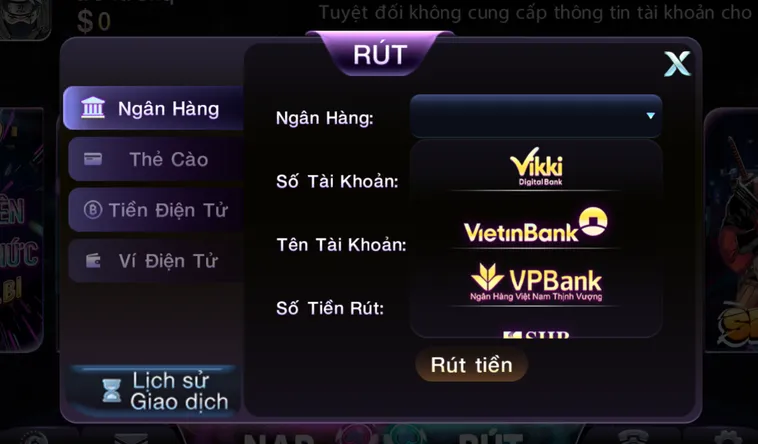 Hướng Dẫn Cách Rút Tiền 789Club Về Tài Khoản Ngân Hàng Trong 5 Phút