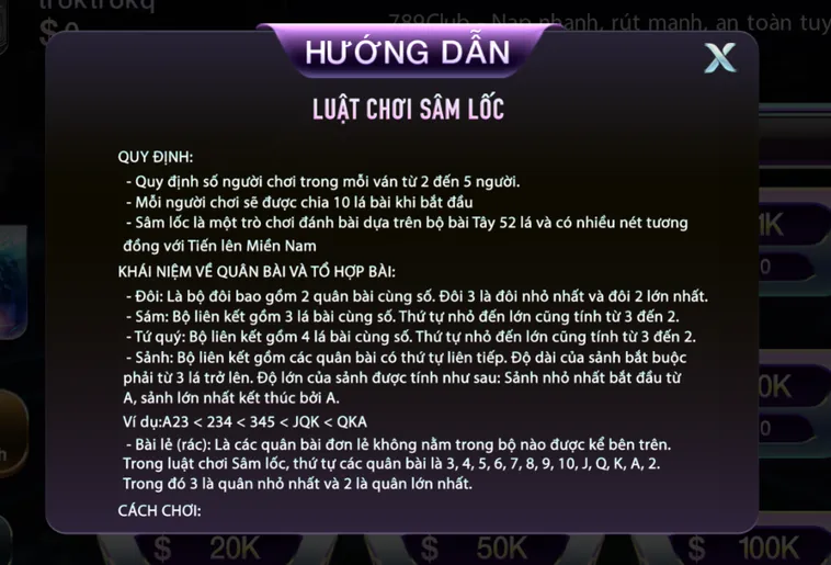 Chơi Sâm Tại 789Club Hướng Dẫn Cách Đánh Bài Hiệu Quả Cho Người Mới