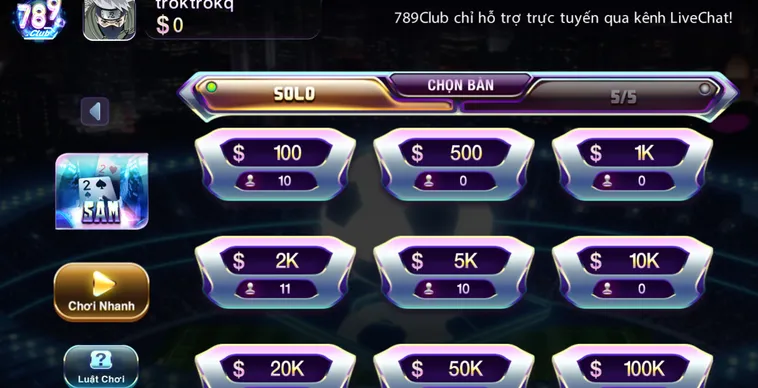 Chơi Sâm Tại 789Club Hướng Dẫn Cách Đánh Bài Hiệu Quả Cho Người Mới
