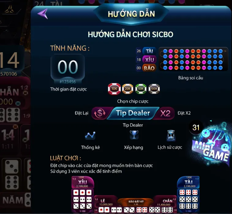 Khám Phá Sicbo Casino Tại 789Club Với Tỷ Lệ Thưởng Lớn Và Cách Chơi Đơn Giản
